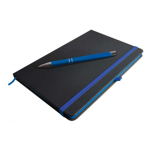 Promotional Ormond Notebook and Pens Dark Blue